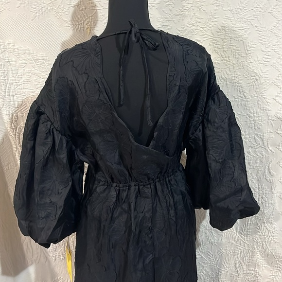 Kika Vargas X Target Floral Texture Scallop Back Midi Dress, size small, NWT - Picture 9 of 16